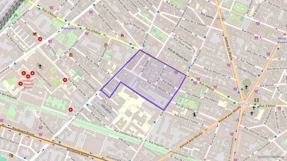 Appartement 45 m² trois pièces à vendre à Paris 14e Arrondissement Appartement 45 m² trois pièces à vendre à Paris 14e Arrondissement