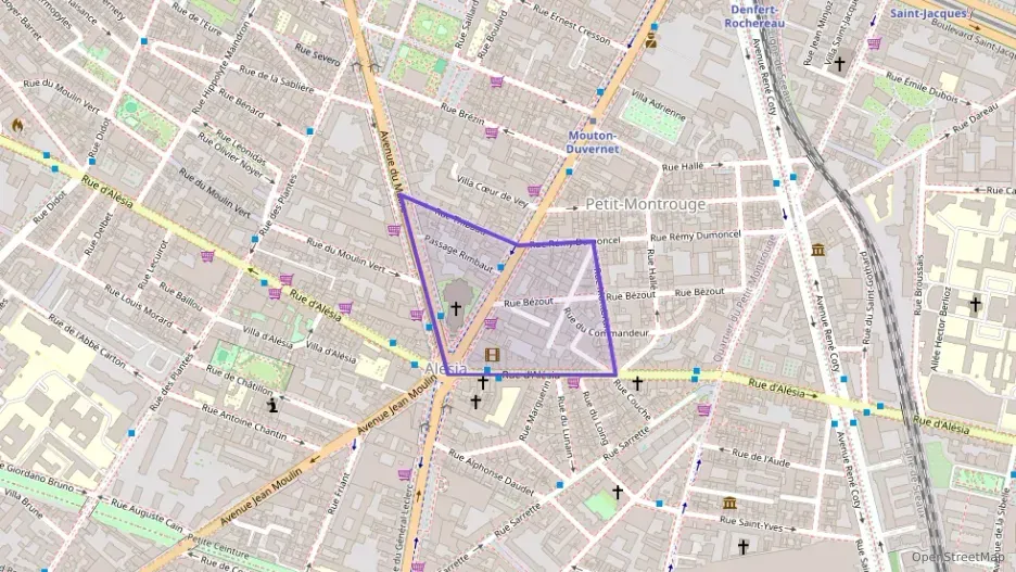 Appartement 82 m² quatre pièces à vendre à Paris 14e Arrondissement