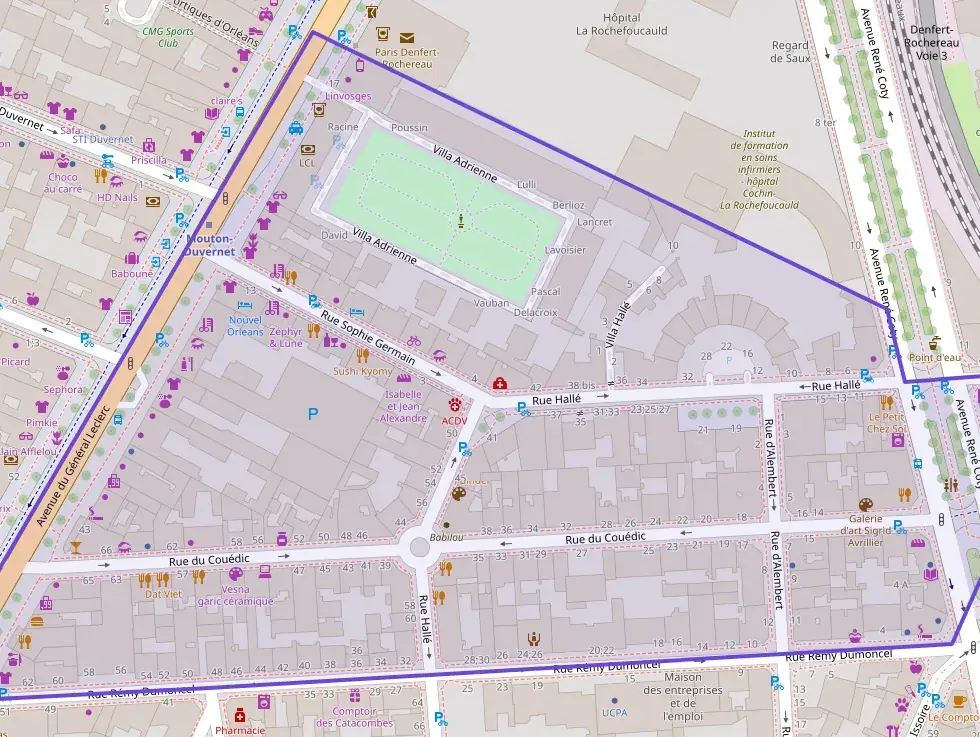 Appartement 23 m² une piece à vendre à Paris 14e Arrondissement