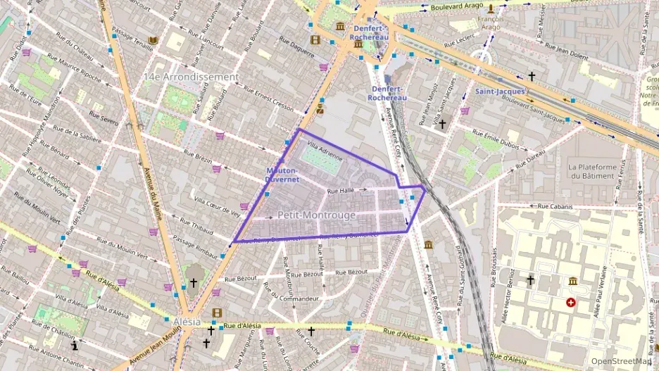 Appartement 23 m² une piece à vendre à Paris 14e Arrondissement