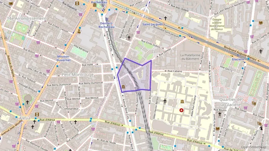 Appartement 33 m² une piece à vendre à Paris 14e Arrondissement