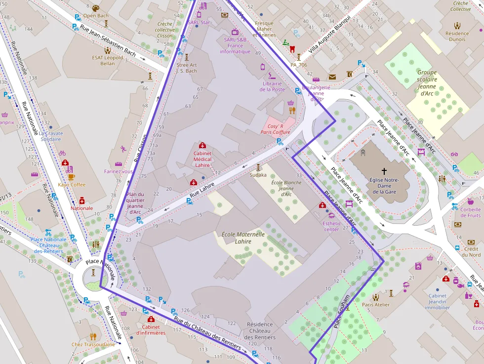 Appartement 60 m² deux pieces à vendre à Paris 13e Arrondissement