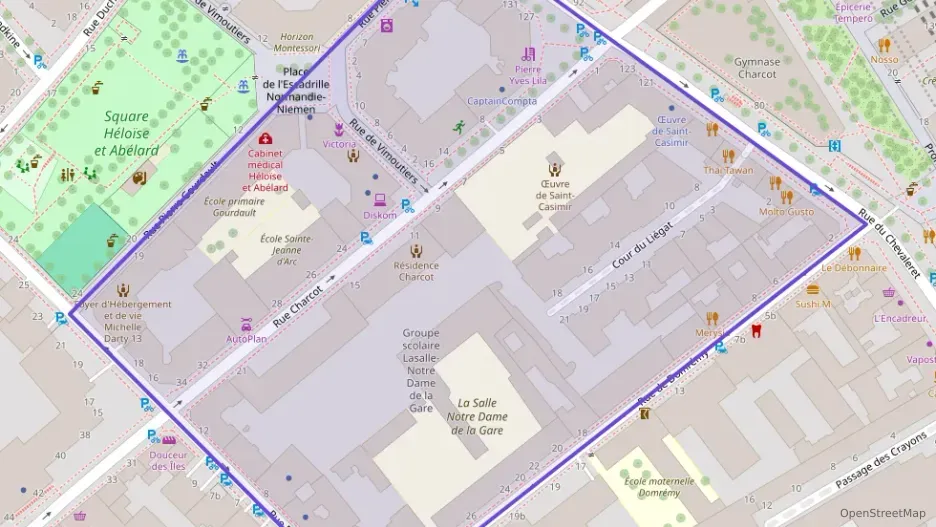 Appartement 20 m² une piece à vendre à Paris 13e Arrondissement