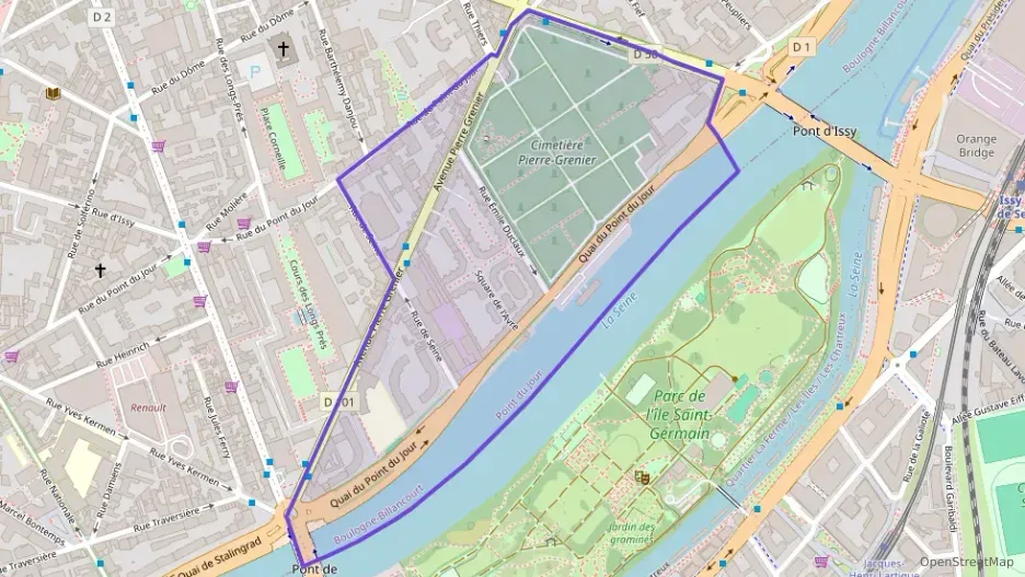 Appartement 28 m² une piece à vendre à Boulogne-Billancourt