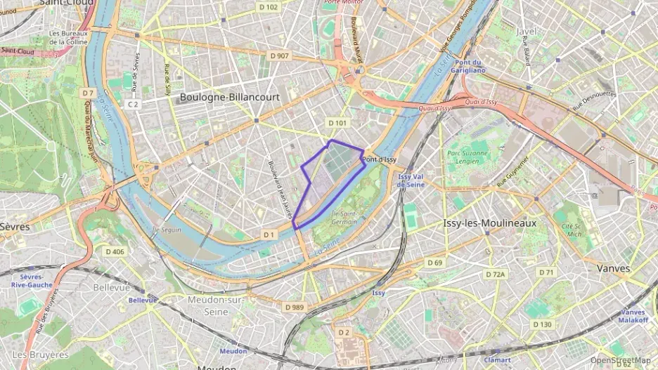 Appartement 28 m² une piece à vendre à Boulogne-Billancourt