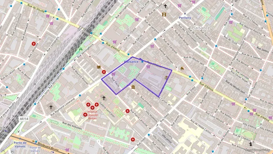 Appartement 66 m² quatre pièces à vendre à Paris 14e Arrondissement