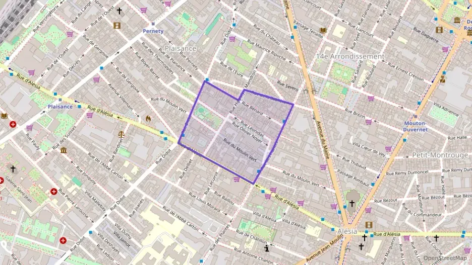 Appartement 60 m² trois pièces à vendre à Paris 14e Arrondissement Appartement 60 m² trois pièces à vendre à Paris 14e Arrondissement