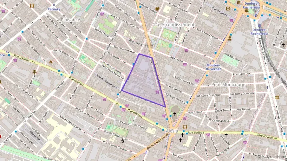 Appartement 21 m² deux pieces à vendre à Paris 14e Arrondissement