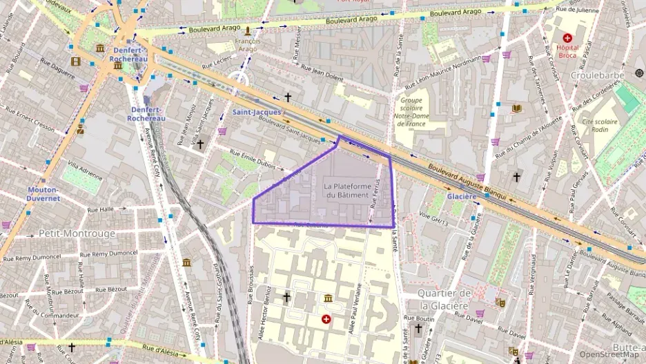 Appartement 86 m² quatre pièces à vendre à Paris 14e Arrondissement