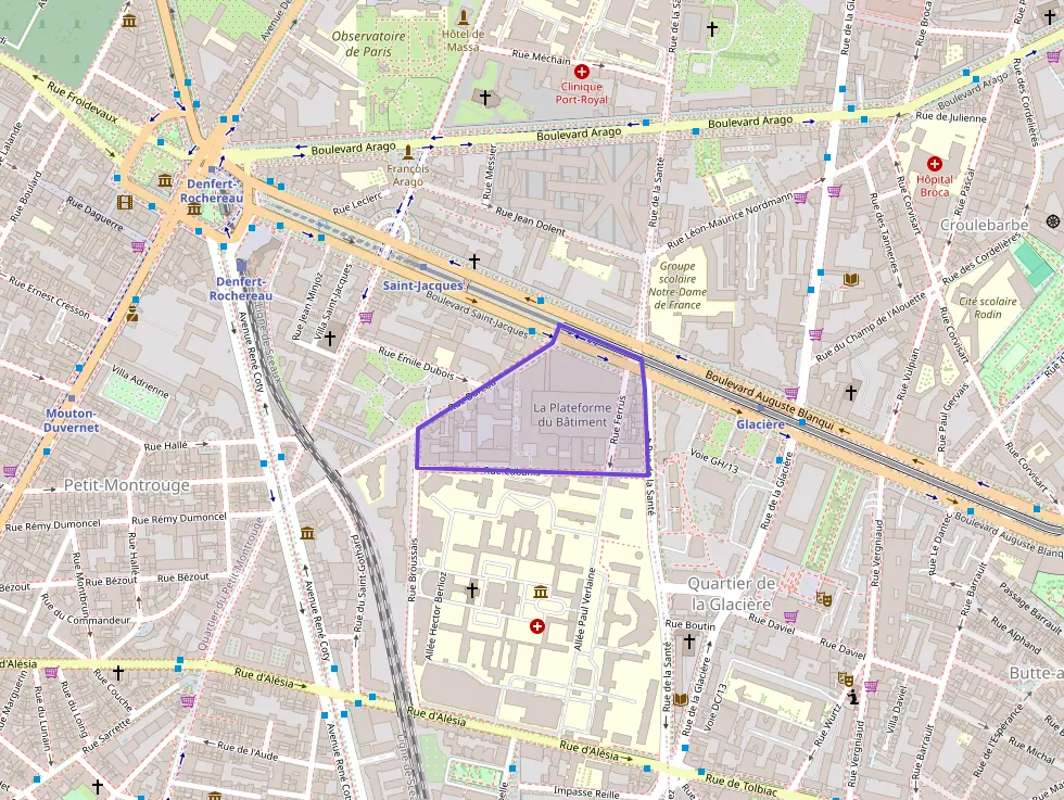 Appartement 21 m² une piece à vendre à Paris 14e Arrondissement