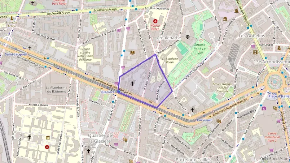 Appartement 90 m² trois pièces à vendre à Paris 13e Arrondissement Appartement 90 m² trois pièces à vendre à Paris 13e Arrondissement