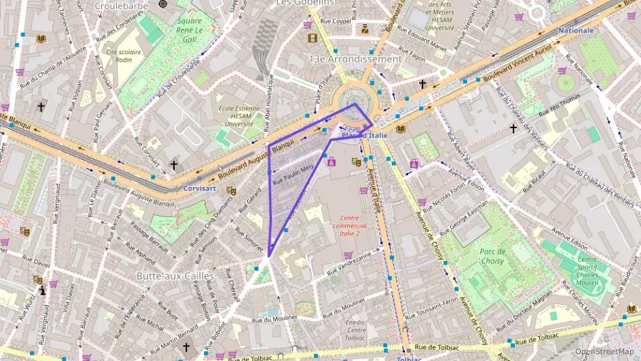 Appartement 22 m² une piece à vendre à Paris 13e Arrondissement