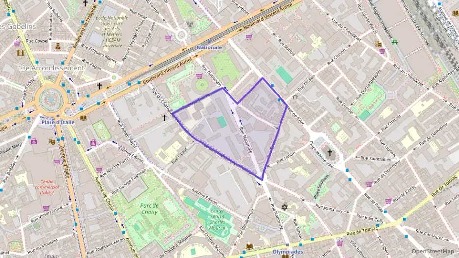Appartement 61 m² trois pièces à vendre à Paris 13e Arrondissement Appartement 61 m² trois pièces à vendre à Paris 13e Arrondissement