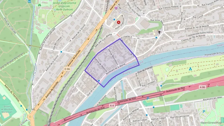 Appartement 46 m² deux pieces à vendre à Nogent-sur-Marne