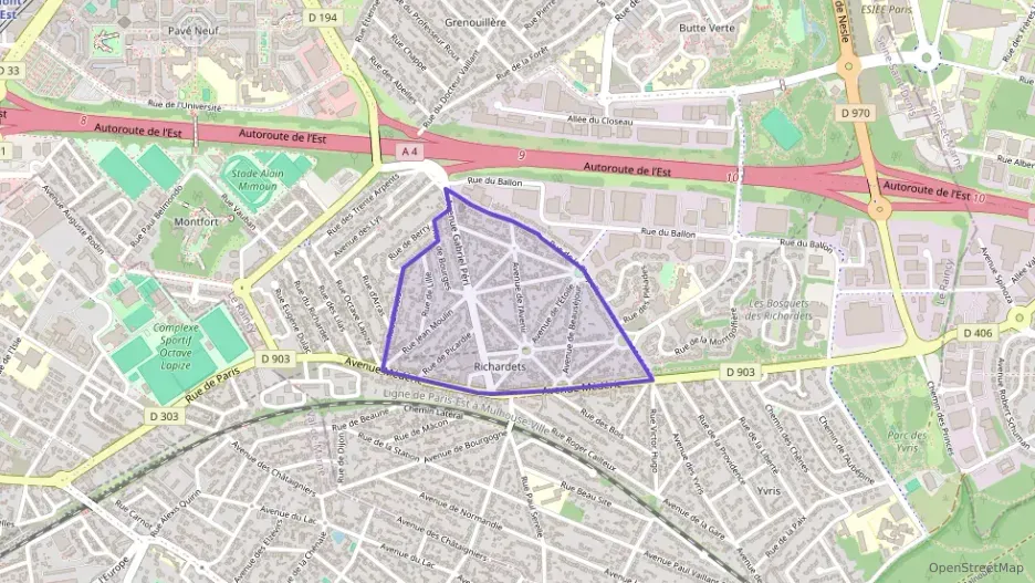 Appartement 48 m² deux pieces à vendre à Noisy-le-Grand