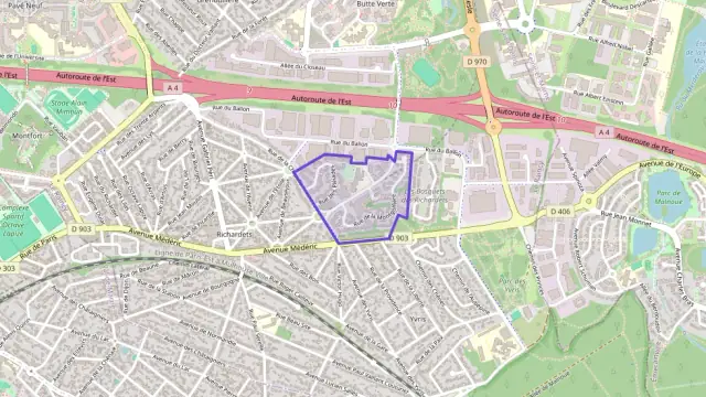 Appartement 56 m² deux pieces à vendre à Noisy-le-Grand