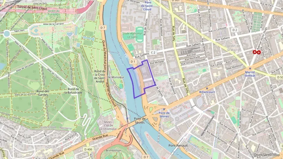 Appartement 74 m² quatre pièces à vendre à Boulogne-Billancourt
