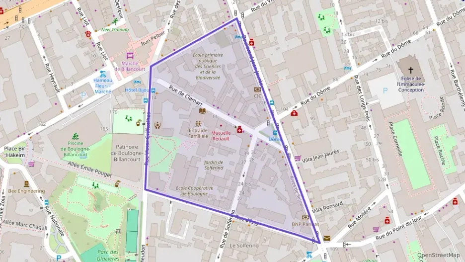 Appartement 70 m² trois pièces à vendre à Boulogne-Billancourt