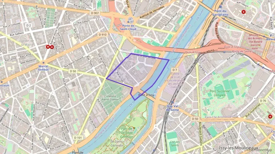 Appartement 44 m² deux pieces à vendre à Boulogne-Billancourt