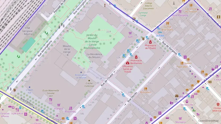 Appartement 38 m² une piece à vendre à Paris 14e Arrondissement