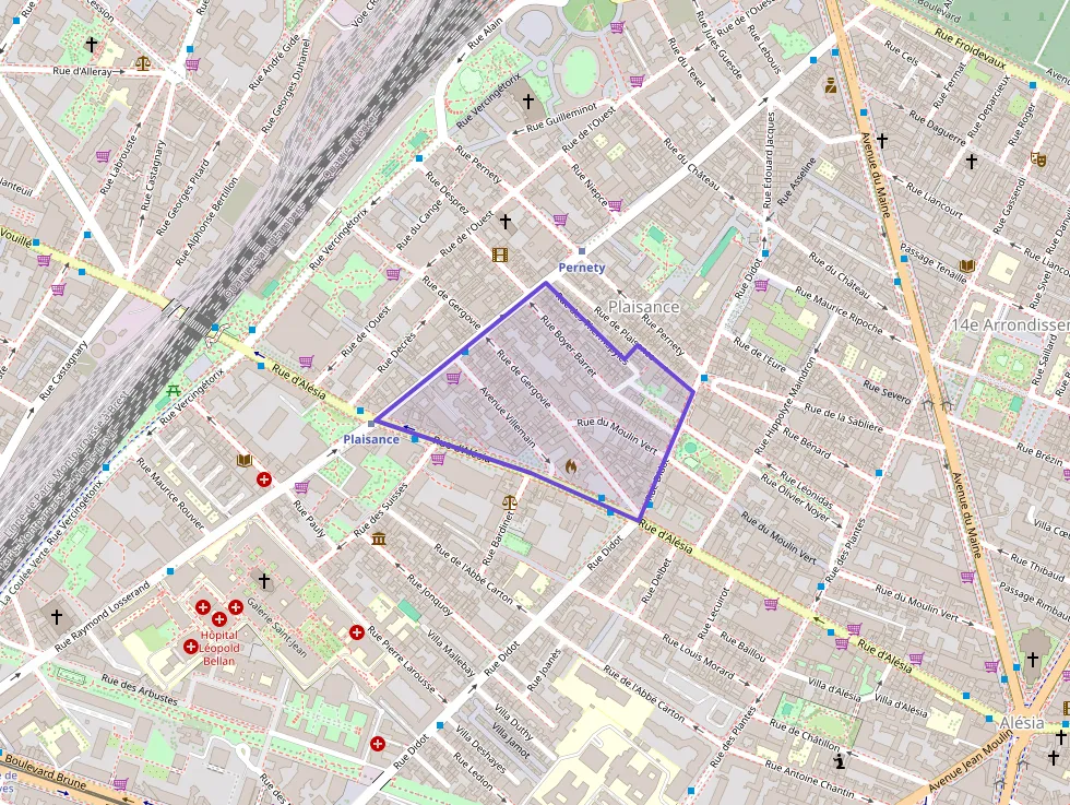 Appartement 40 m² deux pieces à vendre à Paris 14e Arrondissement