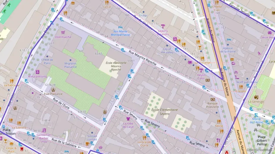 Appartement 55 m² trois pièces à vendre à Paris 14e Arrondissement