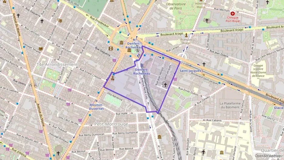 Appartement 74 m² trois pièces à vendre à Paris 14e Arrondissement
