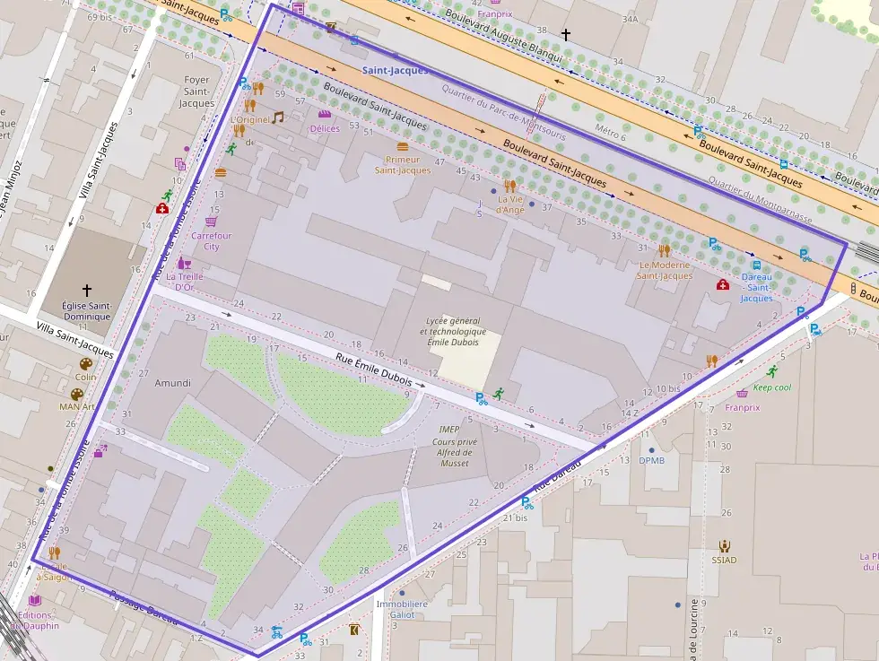 Appartement 19 m² une piece à vendre à Paris 14e Arrondissement