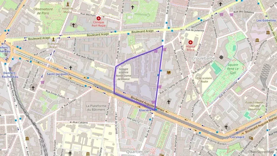 Appartement 72 m² quatre pièces à vendre à Paris 13e Arrondissement