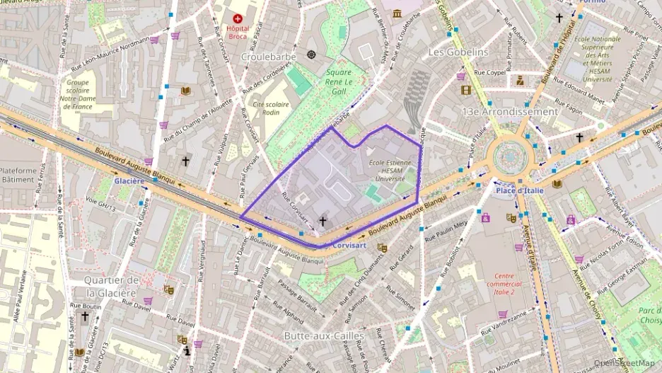 Appartement 88 m² quatre pièces à vendre à Paris 13e Arrondissement