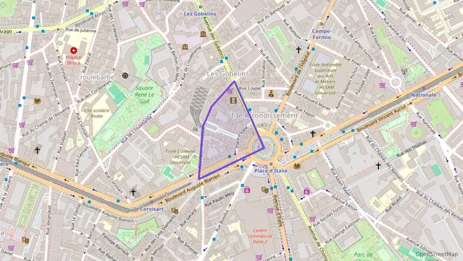 Appartement 65 m² trois pièces à vendre à Paris 13e Arrondissement