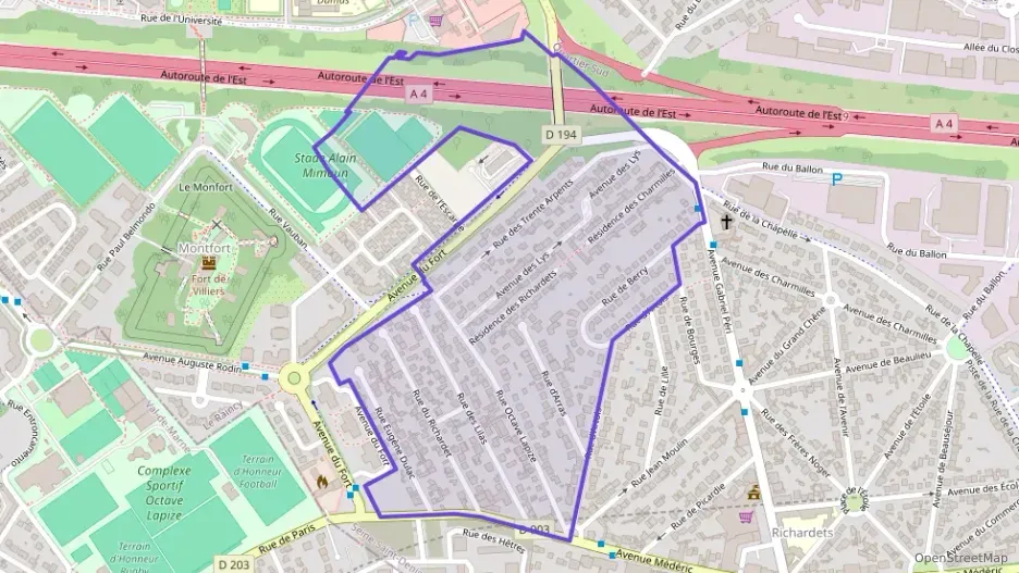 Appartement 55 m² trois pièces à vendre à Noisy-le-Grand