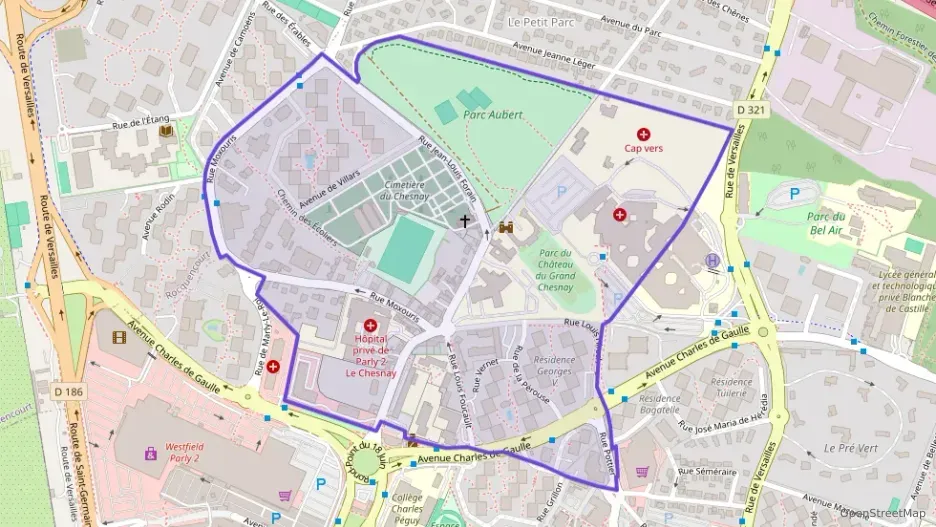 Appartement 52 m² deux pieces à vendre à Le Chesnay-Rocquencourt