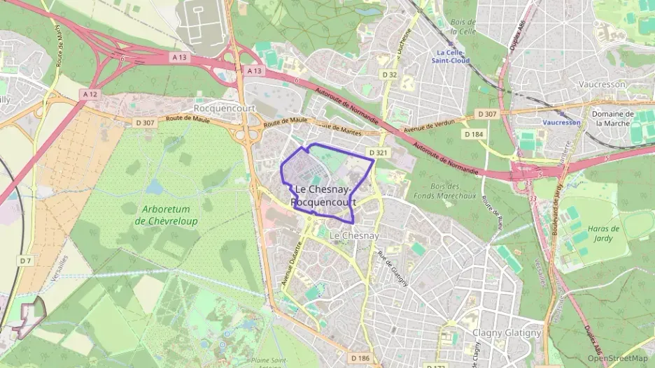 Appartement 52 m² deux pieces à vendre à Le Chesnay-Rocquencourt