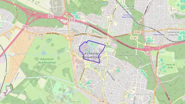 Appartement 52 m² deux pieces à vendre à Le Chesnay-Rocquencourt
