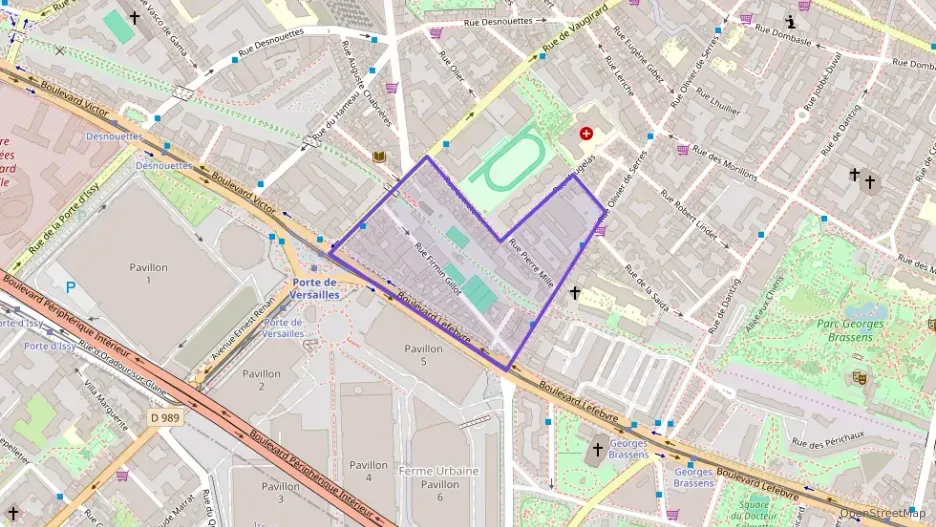 Appartement 55 m² deux pieces à vendre à Paris 15e Arrondissement