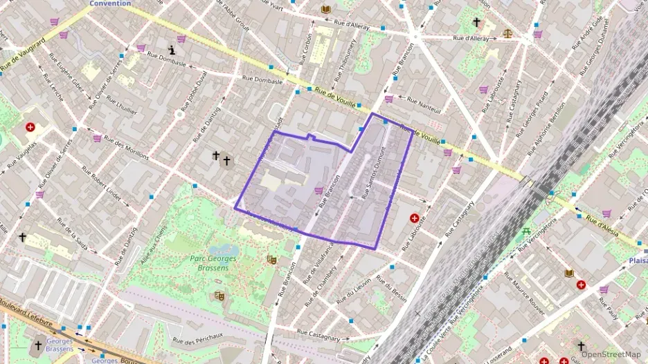 Appartement 42 m² deux pieces à vendre à Paris 15e Arrondissement