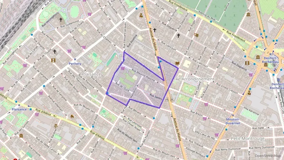 Appartement 98 m² quatre pièces à vendre à Paris 14e Arrondissement