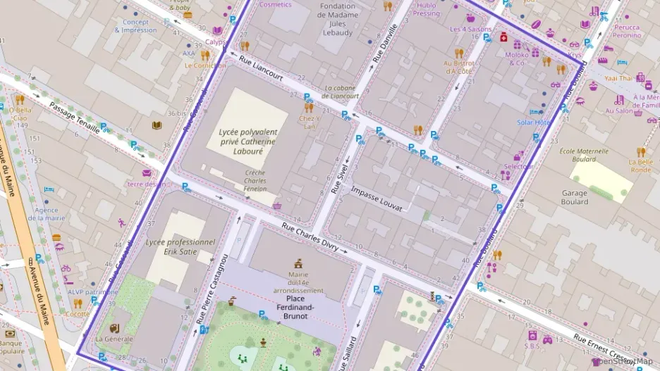 Appartement 58 m² trois pièces à vendre à Paris 14e Arrondissement