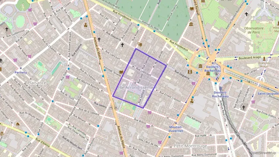 Appartement 58 m² trois pièces à vendre à Paris 14e Arrondissement