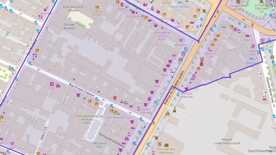 Appartement 114 m² cinq pièces à vendre à Paris 14e Arrondissement