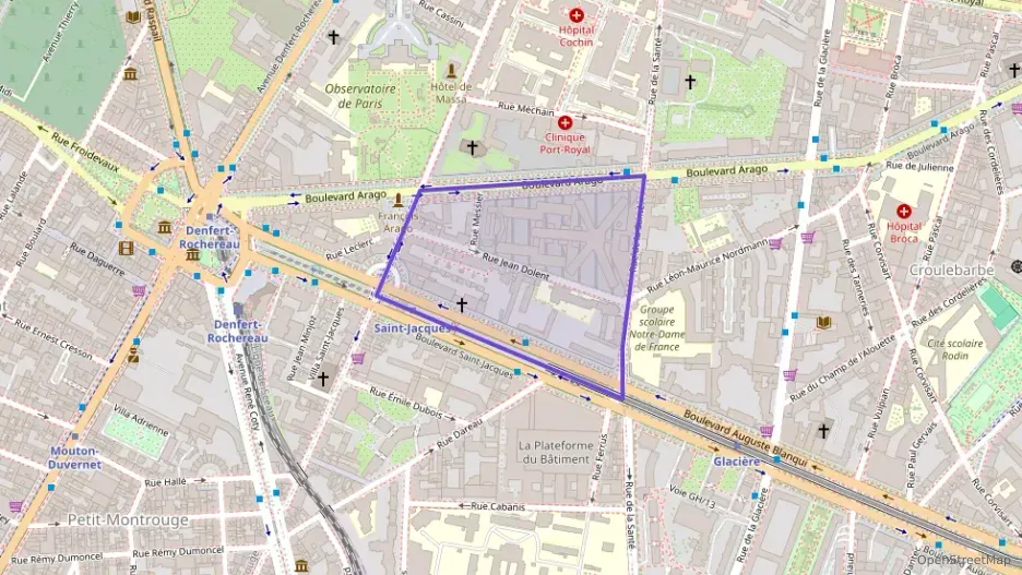 Appartement 95 m² trois pièces à vendre à Paris 14e Arrondissement