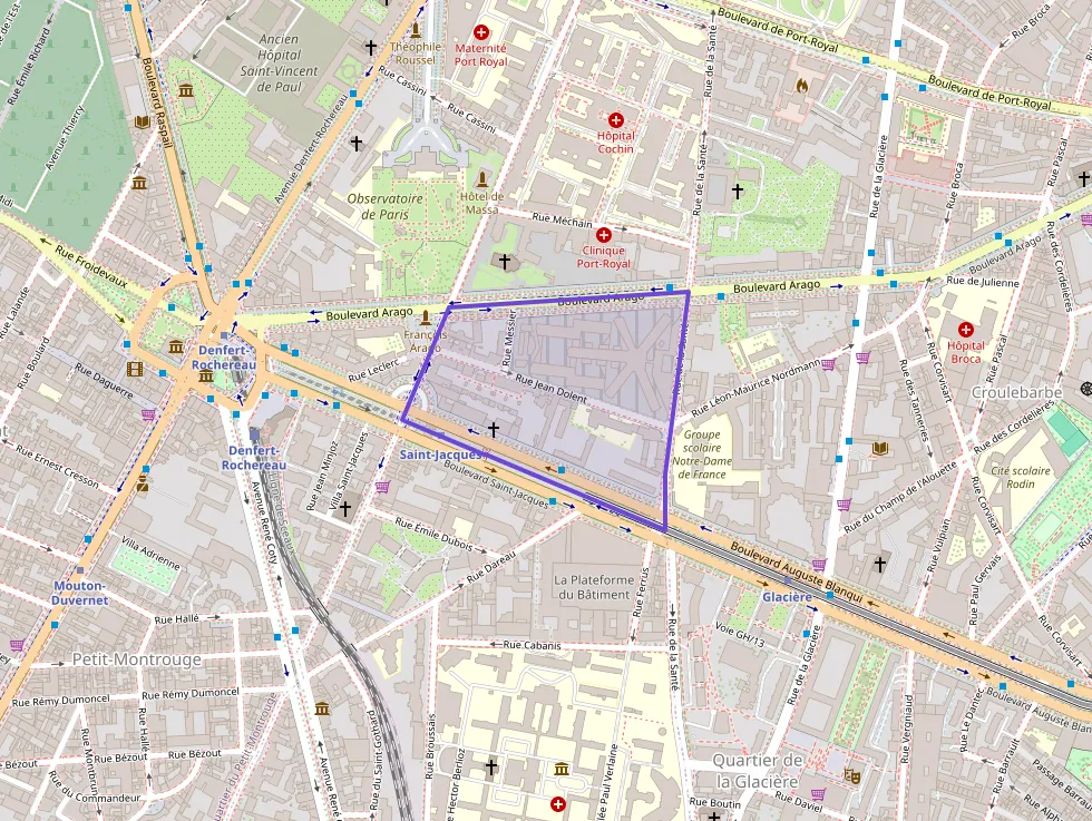 Appartement 76 m² quatre pièces à vendre à Paris 14e Arrondissement