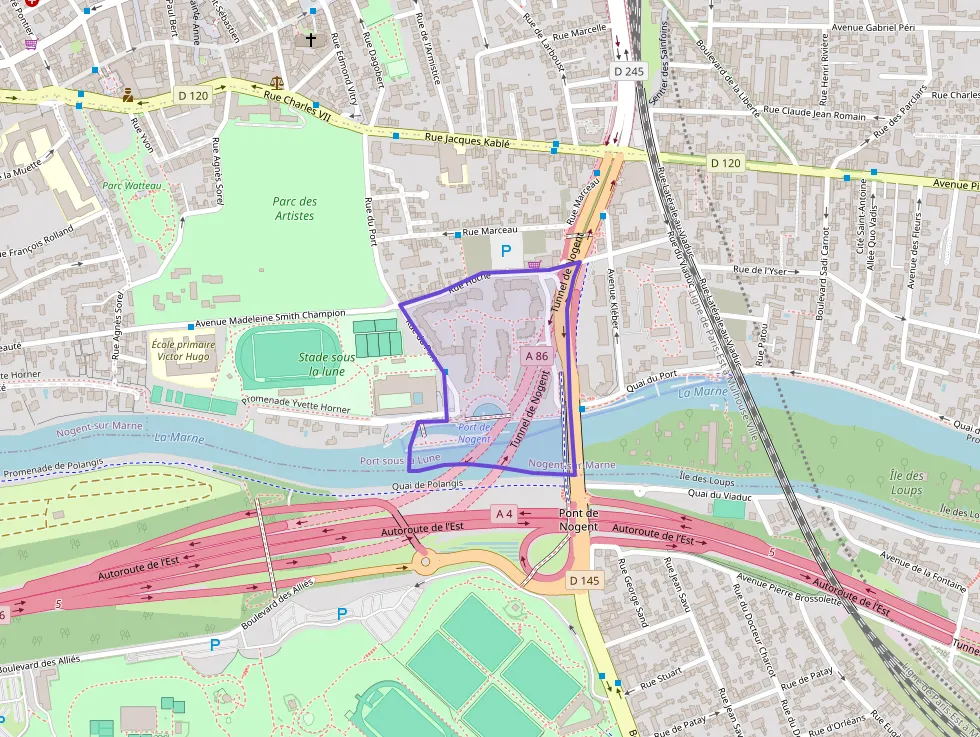 Appartement 44 m² deux pieces à vendre à Nogent-sur-Marne