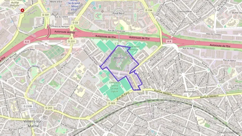 Appartement 45 m² deux pieces à vendre à Noisy-le-Grand