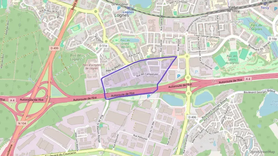 Appartement 43 m² deux pieces à vendre à Lognes Appartement 43 m² deux pieces à vendre à Lognes