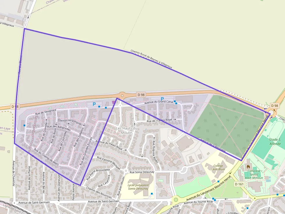 Appartement 56 m² trois pièces à vendre à Villepreux