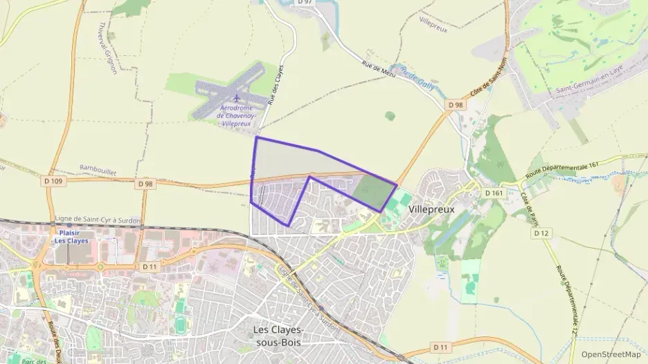 Appartement 48 m² deux pieces à vendre à Villepreux