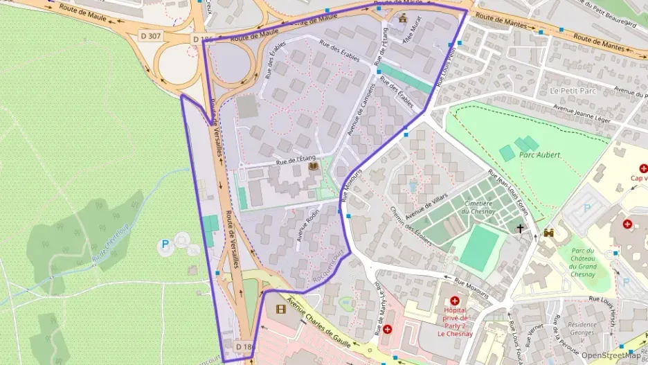 Appartement 97 m² quatre pièces à vendre à Le Chesnay-Rocquencourt