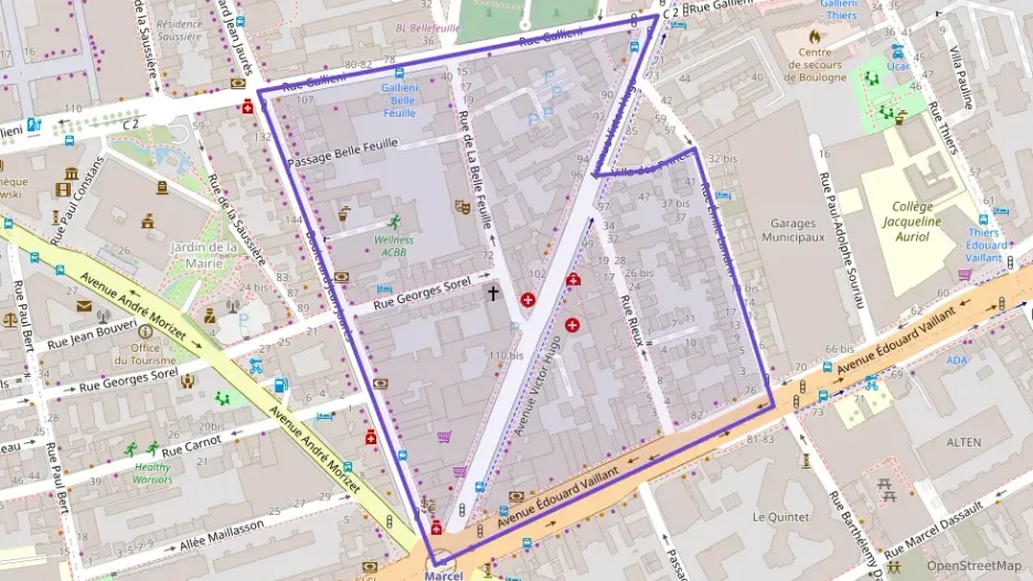 Appartement 33 m² deux pieces à vendre à Boulogne-Billancourt